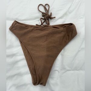 Abercrombie tan sparkly bikini